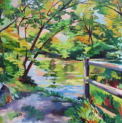 Sentiero lungo il fiume Serene
