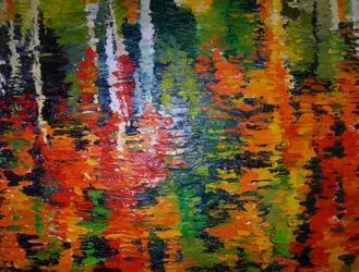 Riflessi autunnali dai colori vivaci