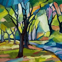 Sentiero nella foresta rigogliosa