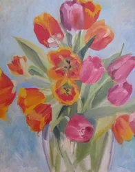 Tulipani primaverili dai colori vivaci