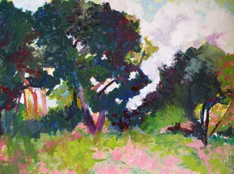 Un vivace paesaggio estivo