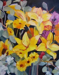 Bouquet giallo brillante