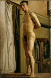 Figura maschile in piedi