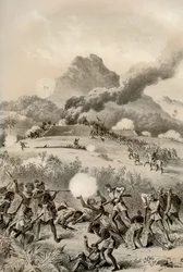 Presa di un ridotto Maori, Guerre Maori