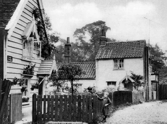 Cottage di legno presso Hadley Green, Londra