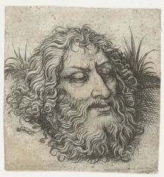 La testa di Giovanni Battista o di Golia