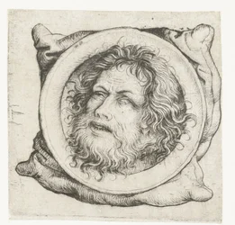 La testa di Giovanni Battista su un piatto