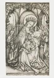 Madonna in trono adorata dagli angeli