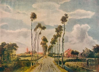 Il viale a Middelharnis, 1689