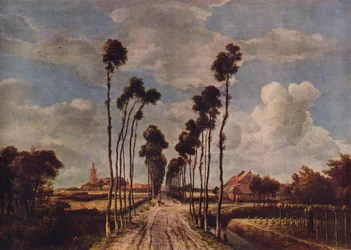 Il viale a Middelharnis, 1689, 1938