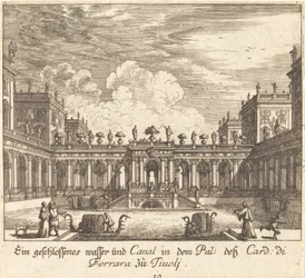 Palazzo e canale, Cardinale di Ferrara, Tivoli