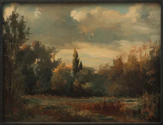 Paesaggio del parco di Berlino