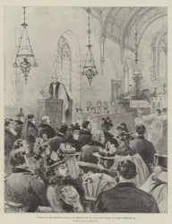 Apertura della Chiesa Restaurata a Shernbourne da SAR il Principe di Galles, 24 dicembre