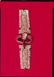 Fibbia della cintura, dal cimitero di Escolives-Sainte-Camille, Yonne