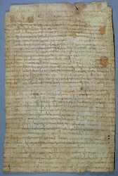 Documento scritto da Wadomir e sua moglie Ercamberta, c.690-691