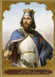 Ruggero I di Sicilia 1031-1101, 1840s