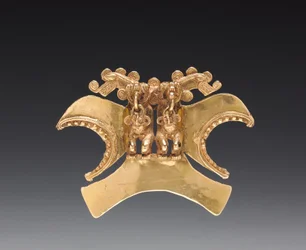 Pendente a doppia testa di uccello