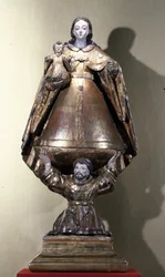 San Francesco che sostiene la Madonna con Bambino