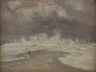 Onde sulla costa nord dello Jutland