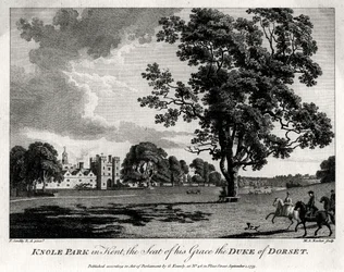Knole Park nel Kent, la sede di Sua Grazia il Duca di Dorset, 1775