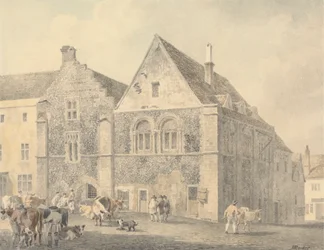 La piazza del mercato, Bury St. Edmunds