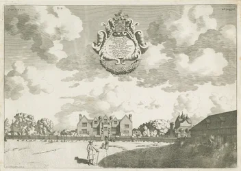 Bentley Hall: incisione su rame, [1686]