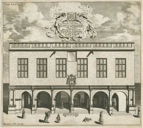 Stafford - Shire Hall: incisione su rame