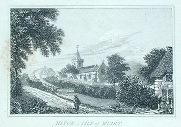 Chiesa di Niton, Isola di Wight, dall