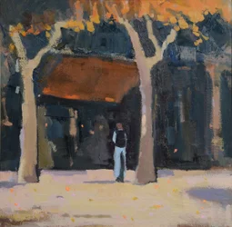 Pomeriggio, Francia occidentale, 2015 (olio su lino)