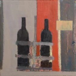 Claret e Bordeaux, 2017 (olio su lino)