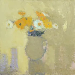 Fiori del giardino murato, 2014 (olio su lino)