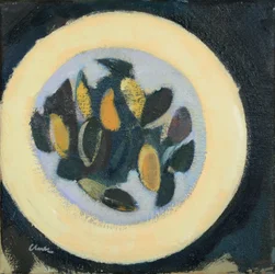 Moules, 2017 (olio su lino)