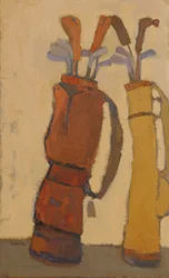 Lo spogliatoio, 2015 (olio su lino)