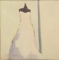 Abito da sposa, 2017 (olio su lino)