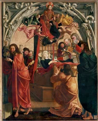 Morte di Santa Maria, gli apostoli che circondano