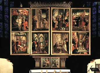 Altare di San Wolfgang, coppie di ante interne chiuse. 8 scene (pittura)