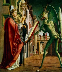 Il diavolo presenta a sant