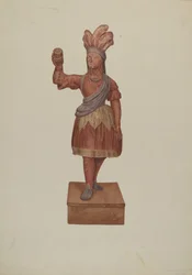 Indiano del negozio di sigari, c. 1939