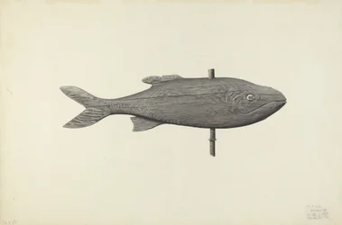 Segnavento a forma di pesce, 1939