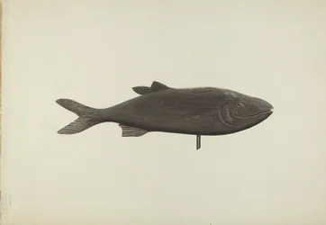 Segnavento a forma di pesce, c. 1939