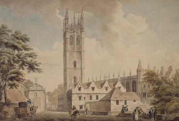 Ponte e torre di Magdalen, Oxford, 1768-1772