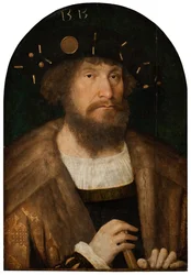 Ritratto del re Cristiano II di Danimarca 1481-1559, 1514 o 1515