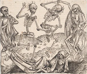 Danza della Morte dalla Cronaca del Mondo di Schedel