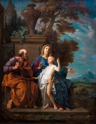 La Sacra Famiglia, 1740 circa (olio su tela)