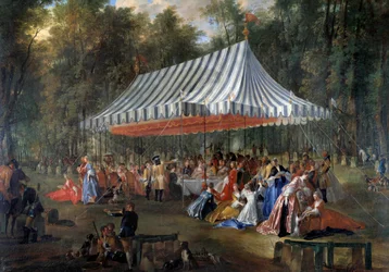 Festa data da Luigi Francesco Giuseppe di Borbone, Principe di Conti, al Principe Ereditario Carlo Guglielmo Ferdinando di Brunswick Lüneburg