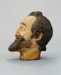 Ritratto di Enrico IV di Francia, c.1610 (cera)