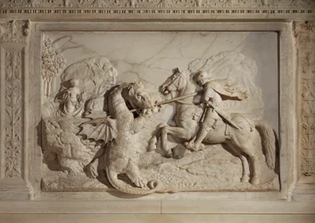 San Giorgio che combatte il drago ...