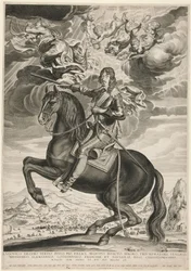 Ritratto equestre di Luigi XIII (Borbone) (1601-1603) all