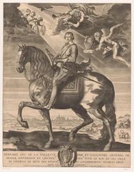 Ritratto equestre di Bernard de Foix de la Valette, duca di Epernon