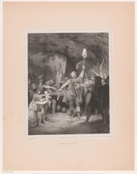 Giulio Civile giura contro i Romani